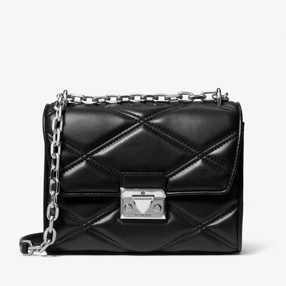 NWT Michael Kors Serena Small Quilted Crossbody Bag - Picture 4 of 4